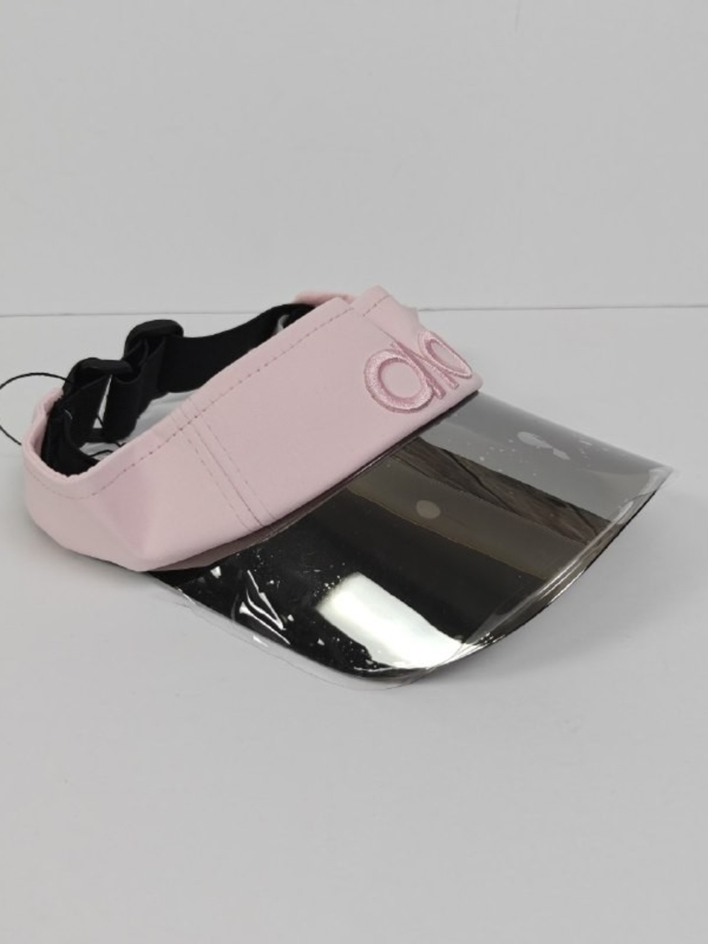 Alo Yoga Pink Clear Brim Sun Visor